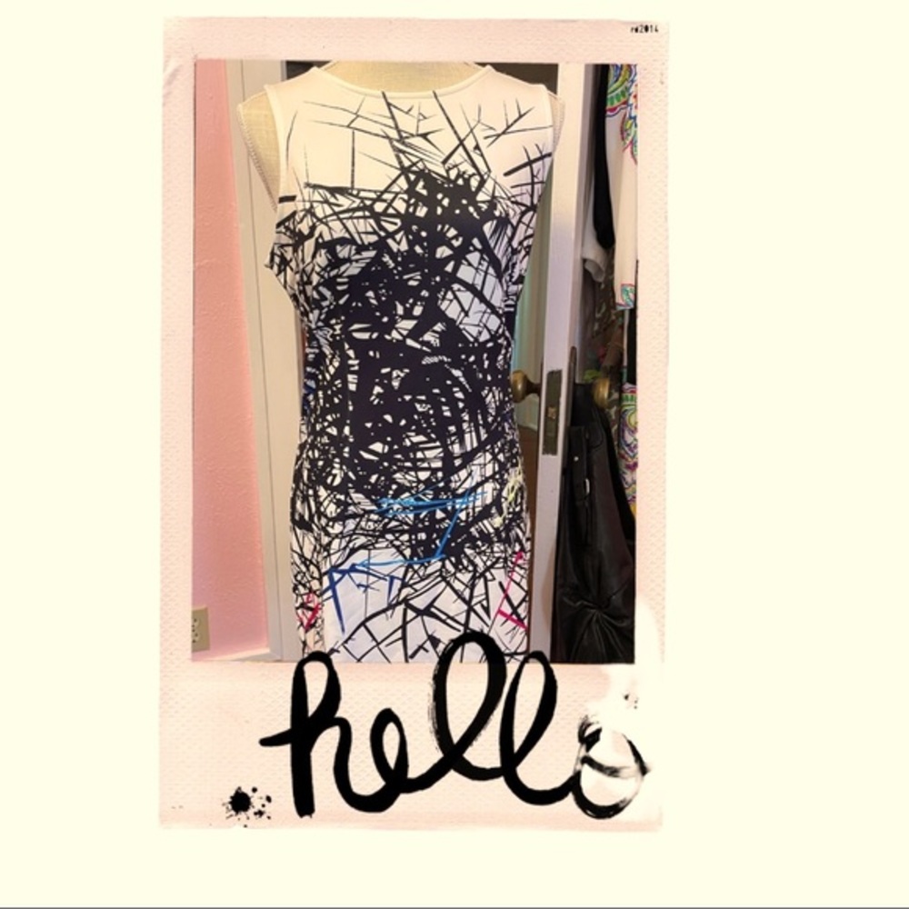 Graffiti dress from my favorite boutique in NYC